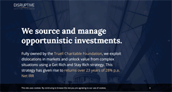 Desktop Screenshot of disruptivecapital.com