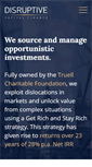 Mobile Screenshot of disruptivecapital.com